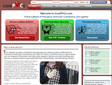 Tablet Screenshot of curepvcs.com